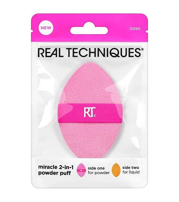 Real Techniques Burete pentru Pudra Miracle 2in1 Powder Puff