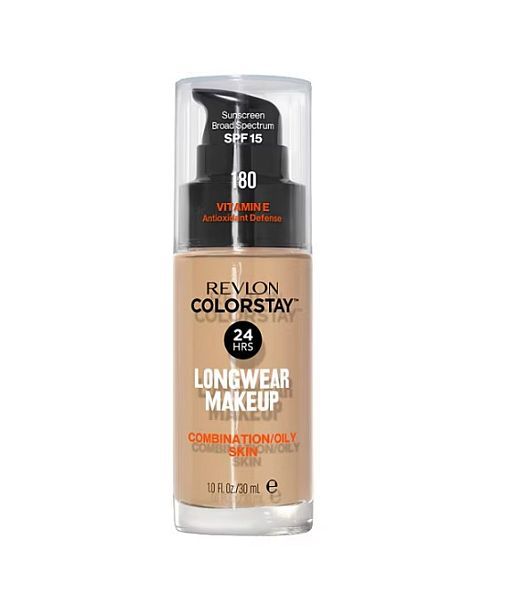 Revlon ColorStay Fond de Ten Gras Combinat 180 Sand Beige 30ml