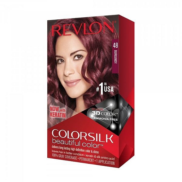 Revlon Vopsea de Par Colorsilk 48 Burgundy