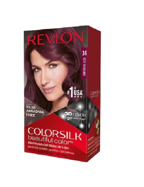 Revlon Vopsea de Par Colorsilk 34 Deep Burgundy