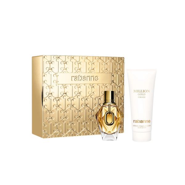 Rabanne Million Gold For Her Set (Apa de Parfum 50ml + Lotiune de Corp 100ml)