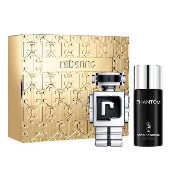 Rabanne Phantom Homme Set (Apa de Toaleta 100ml + Deodorant Spray 150ml)
