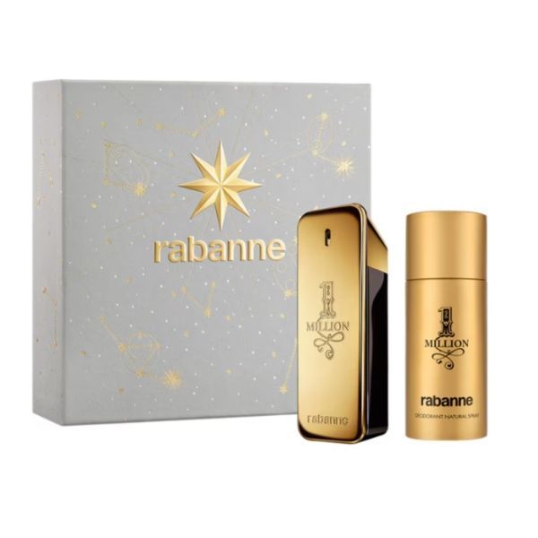 Rabanne 1 Million Set (Apa de Toaleta 100ml + Deodorant Spray 150ml)