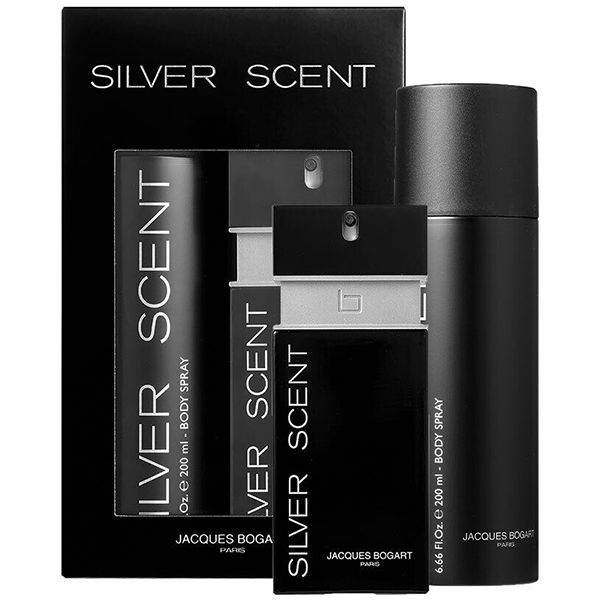 Jacques Bogart Silver Scent Homme Set (Apa de Toaleta 100ml + Spray de Corp 200ml) 