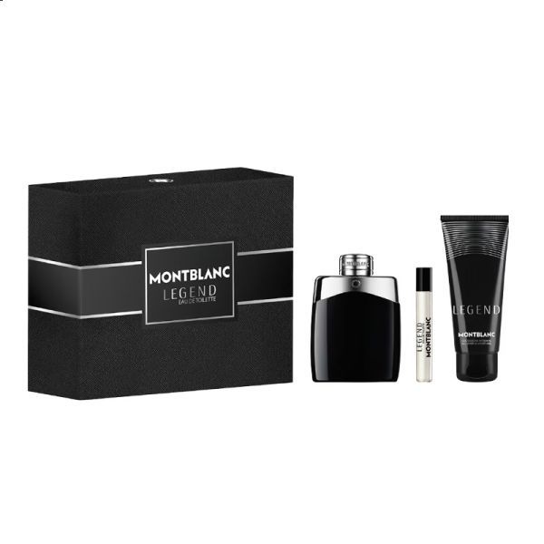 Mont Blanc Legend Homme Set (Apa de Toaleta 100ml + Apa de Toaleta 7.5ml + Gel de dus 100ml)