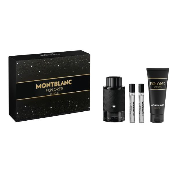 Mont Blanc Explorer Extreme Homme Parfum Set (Apa de Parfum100ml + 2xApa de Parfum 7.5ml + Gel de Dus 100ml)