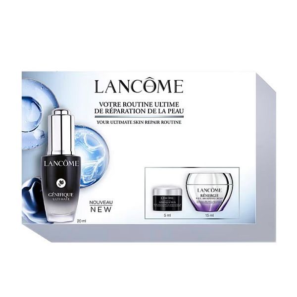Lancome Genifique Set (Serum 20ml + Crema Renergie HPN Peptide 15ml + Crema Genifique Yeux 5ml)