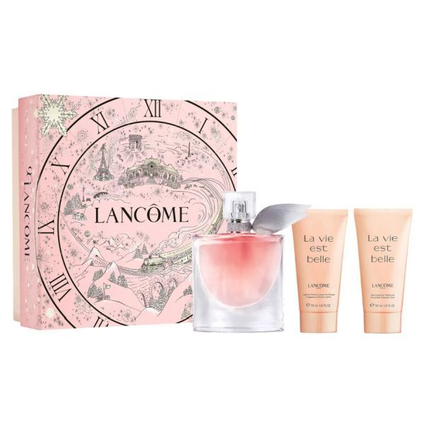 Lancome La Vie Est Belle Set (Apa de Parfum 30ml + Lotiune de Corp 50ml + Gel de Dus 50ml)