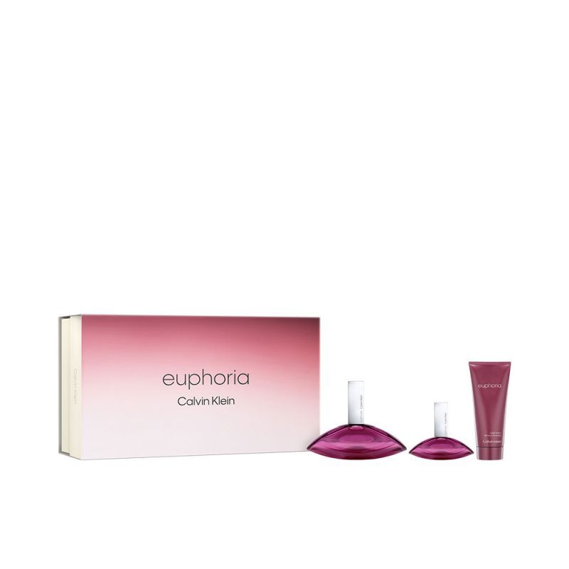 Calvin Klein Euphoria Woman Set (Apa de Parfum 100ml + Apa de Parfum 30ml + Lotiune de Corp 100ml) 