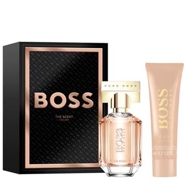 Boss the Scent For Her Set (Apa de Parfum 50ml + Lotiune de Corp 100ml)