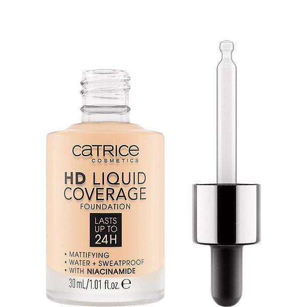 Catrice Fond de Ten HD Liquid Coverage 02 Porcelain Beige 30ml