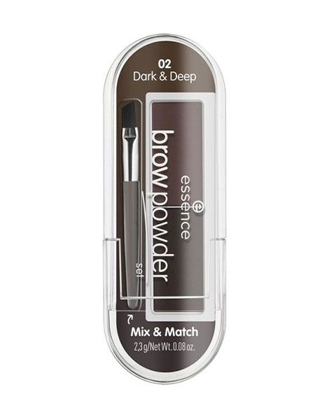 Essence Brow Powder Set pentru Sprancene 02 Dark&Deep 2.3g
