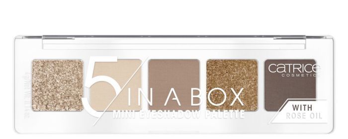 Catrice Eyeshadow Palette 5 In A Box Paleta de Farduri 010 Golden Nude Look 