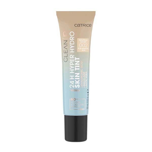 4059729354648 CATRICE BB CREAM CLEAN ID 24H HYPER HYDRO SKIN TINT 002 NEUTRAL IVORY 30 ML