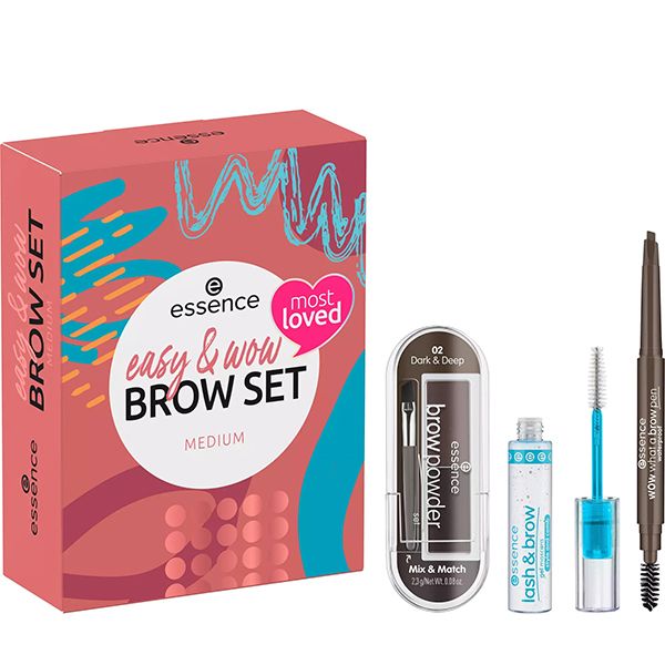 Essence Set Easy&Wow Brow Medium 