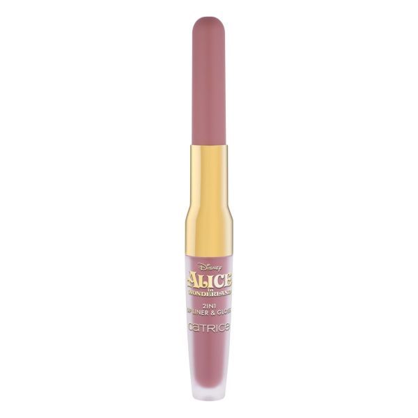Catrice Disney Alice in Wonderland 2in1 Creion de buze si Gloss C01 How Curious