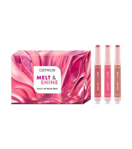 Catrice Set Melt & Shine Juicy Lip Balm Trio 01 Drippin' In Shine