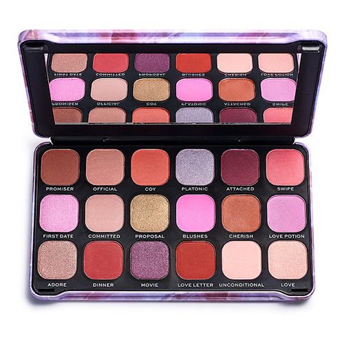 Makeup Revolution Eyeshadow Palette Forever Flawless Unconditional Love Paleta de Farduri 19,8g