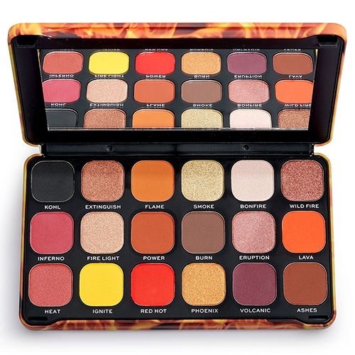 Makeup Revolution Eyeshadow Palette Forever Flawless Fire Paleta de Farduri 19,8g