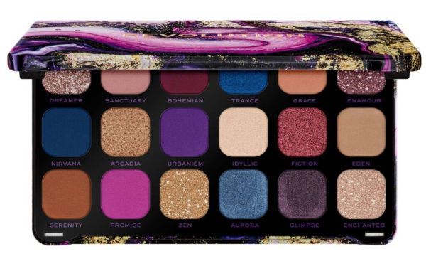 Makeup Revolution Eyeshadow Palette Forever Flawless Fire Paleta de Farduri 19,8g