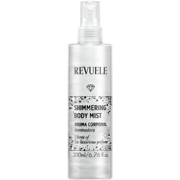 Revuele Shimmering Gold Body Mist Spray de Corp cu Sclipici 200ml