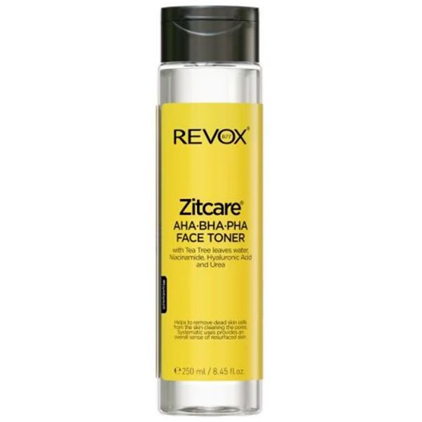 Revox Zitcare AHA BHA PHA Toner de Fata Ten Acneic 250ml
