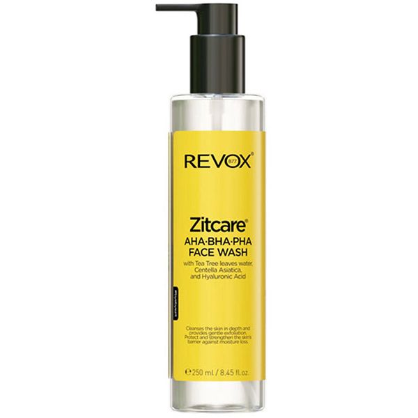 Revox Zitcare AHA BHA PHA Gel de Curatare Ten Acneic 250ml 