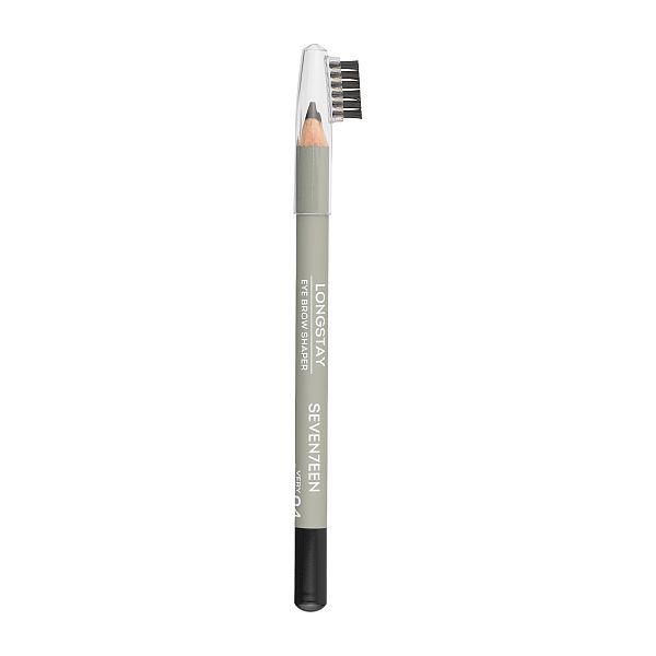 Seventeen Creion de Sprancene Longstay Eyebrow Shaper 04 Very Black 5g