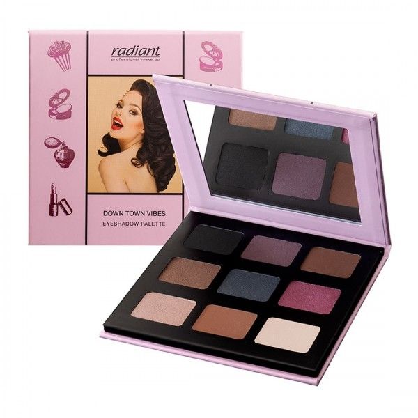 Radiant Paleta Fard Ochi Eyeshadow Palette 02 Down Town Vibes 18g
