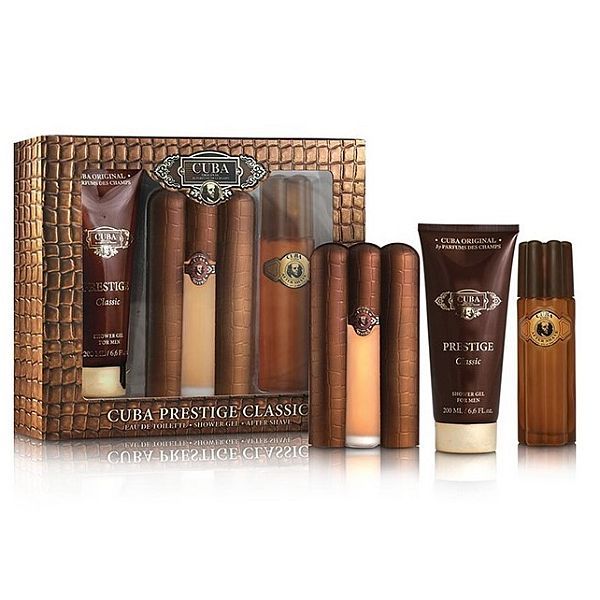 Cuba Prestige Set (Apa de Toaleta 90ml + Lotiune dupa Ras Balsam 100ml + Gel de Dus 200ml)