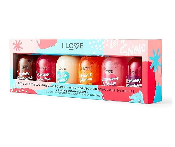 I LOVE Set de Baie Lots Of Bubbles Mini Collection Gel de Dus Crema 6 buc 100ml