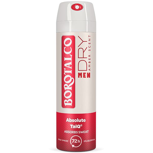 Borotalco Men Deodorant Spray Dry Amber 150ml