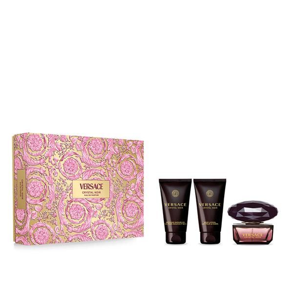 Versace Crystal Noir Set (Apa de Parfum 50ml + Lotiune de Corp 50ml  + Gel de Dus 50ml)