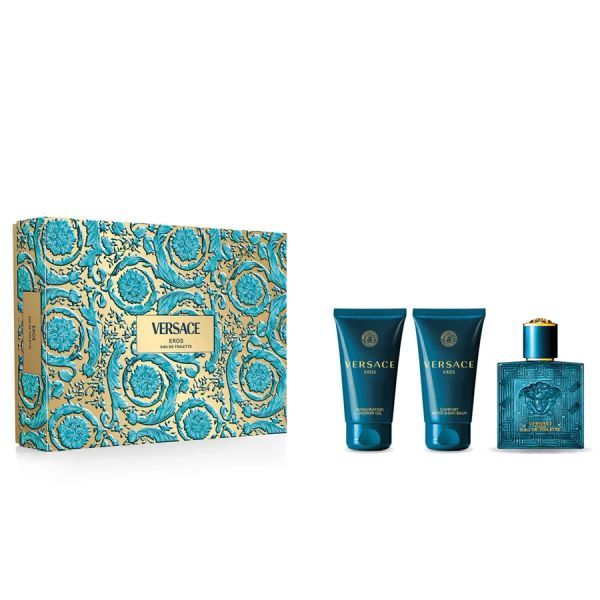 Versace Eros Set (Apa de Toaleta 50ml + Lotiune dupa Ras 50ml + Gel de Dus 50ml)