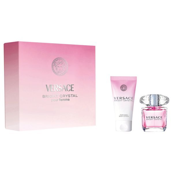 Versace Bright Crystal Set (Apa de Toaleta 30ml + Lotiune de Corp 50ml)