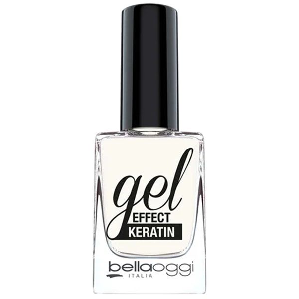 Bellaoggi Lac de Unghii Gel Effect Keratin 401 Milky White 10ml