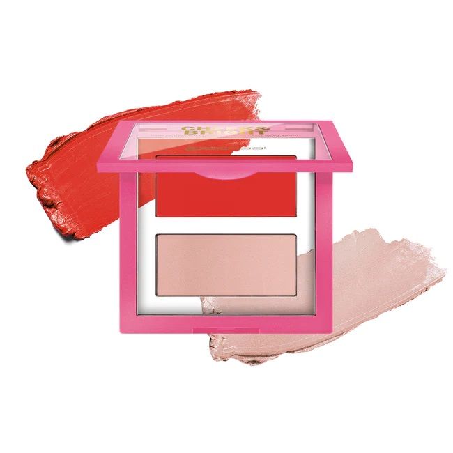 Bellaoggi Blush&Illuminate Face Palette Cheek and Bright 04 Cheer Coral 