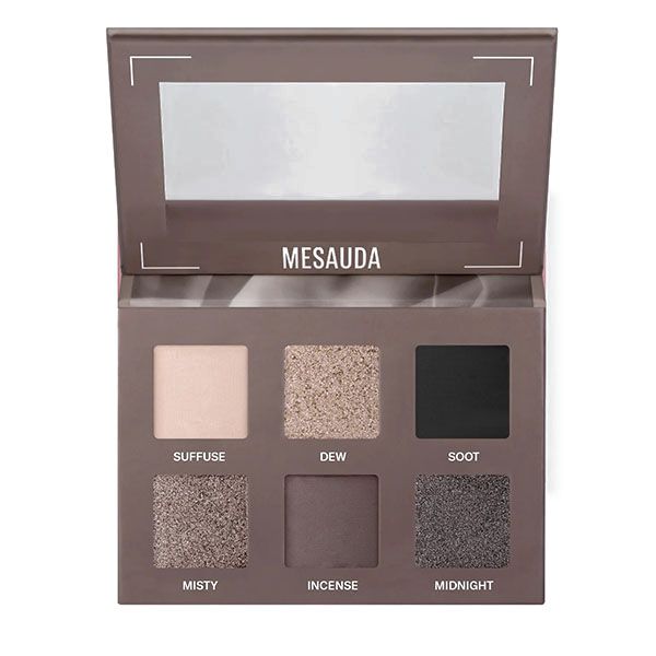 Mesauda Bare Harmony Paleta de farduri 202 Deep Smoky 6x1g