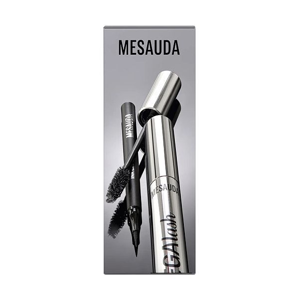 Mesauda Set Ready Wow Go (Mascara Lash Metallizzato 14ml + Tus de Ochi Ink Liner 201 Midnight 1.2ml)