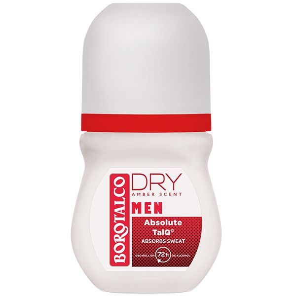Borotalco Men Deodorant Roll-On Dry Amber 50ml