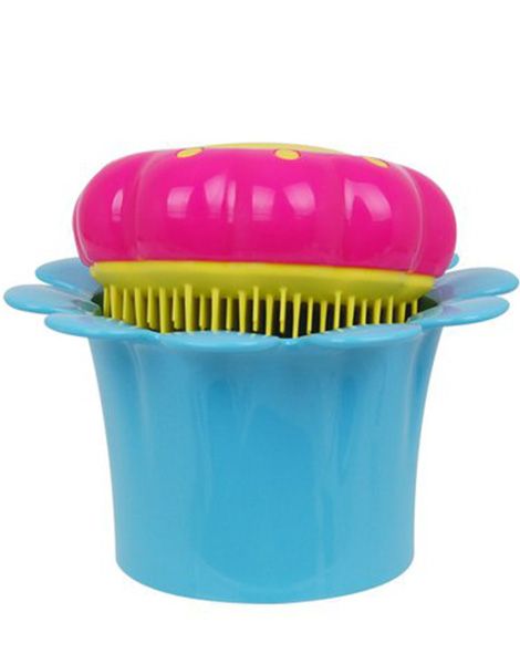 Tangle Teezer Kids Flowerpot Blue Perie de Par pentru Copii