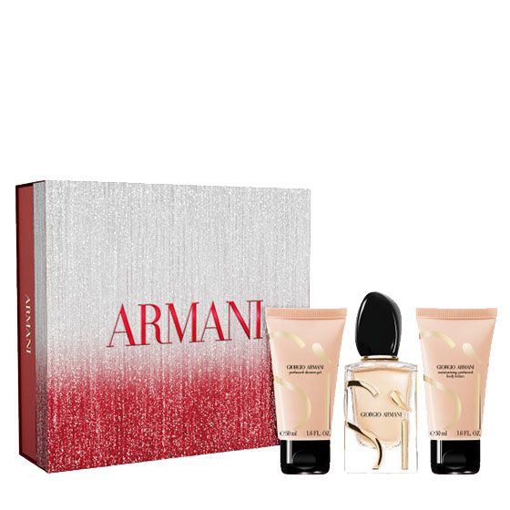 Armani Si Set (Apa de parfum 50ml + Apa de parfum 15ml + Lotiune Corp 75ml)