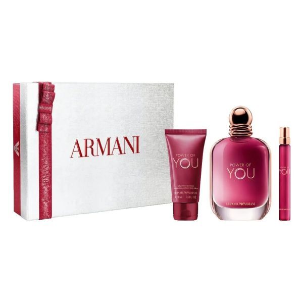 Armani Power Of You Set (Apa de Parfum 90ml + Apa de Parfum 10ml + Lotiune de Corp 50ml)