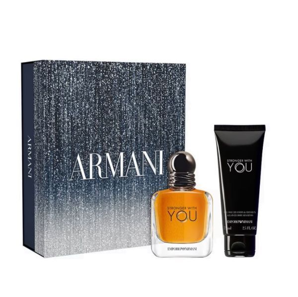 Armani Emporio Stronger With You Set (Apa de Toaleta 50ml + Gel de Dus 75ml)