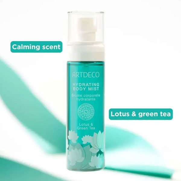 Artdeco Spray Hidratant pentru Corp Lotus & Green Tea 100ml Caracteristici