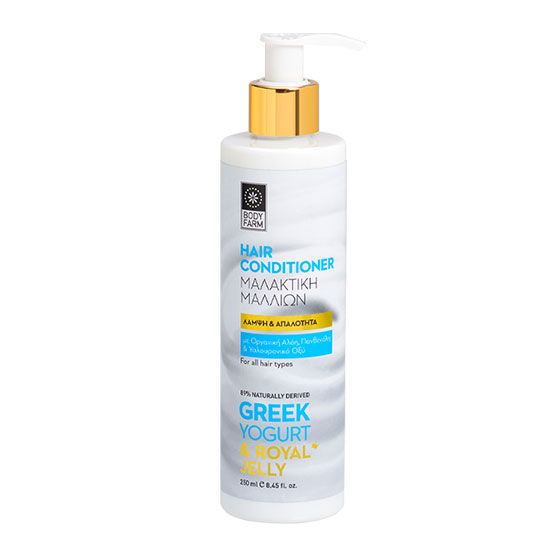 Bodyfarm Balsam pentru Par cu Iaurt Grecesc si Laptisor de Matca 250ml