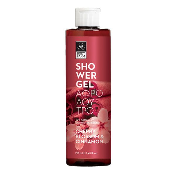 Bodyfarm Gel de Dus Flori de Cires si Scortisoara 250ml