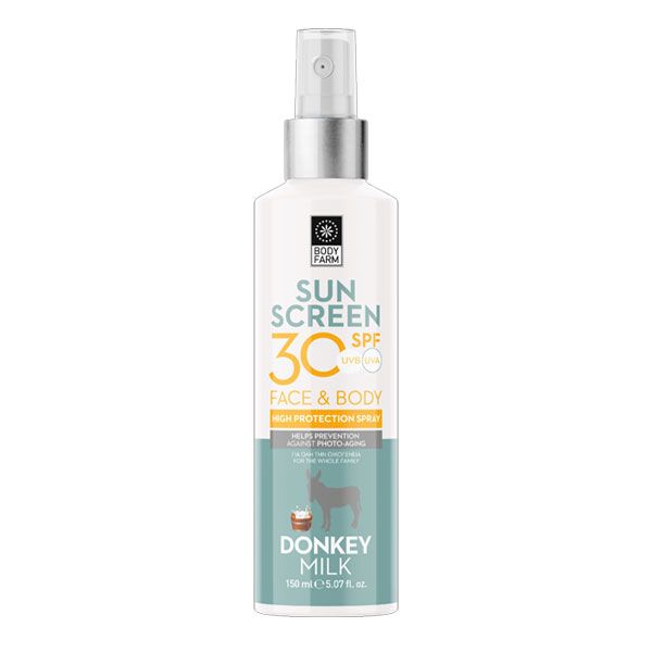 Bodyfarm Lotiune Protectie Solara cu Lapte de Magarita SPF30 150ml