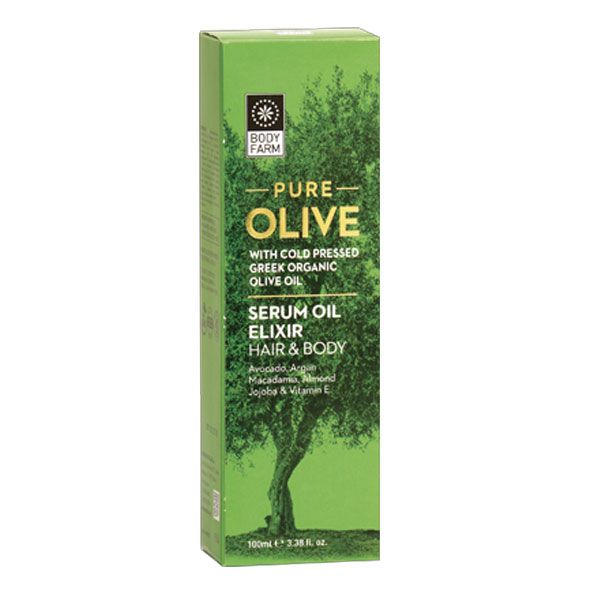 Bodyfarm Ulei-Ser pentru Par si Corp Pure Olive 100 ml Detalii Ambalaj