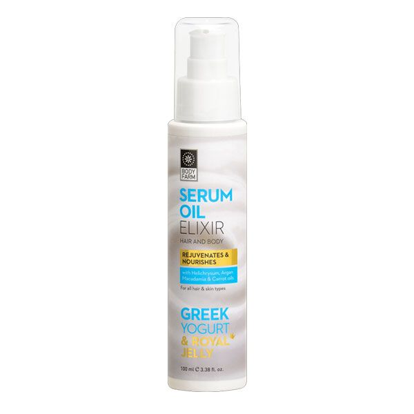 Bodyfarm Ulei Serum pentru Par si Corp Iaurt Grecesc si Laptisor de Matca 100ml